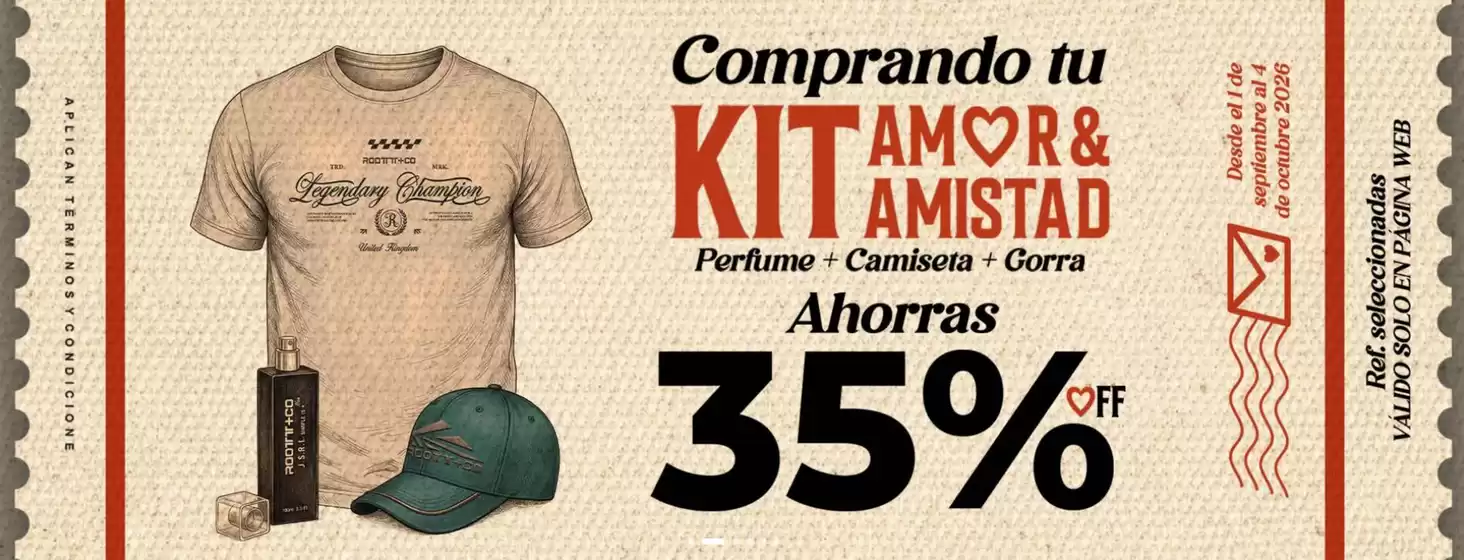 Catálogo Roott + Co | Perfume + Camiseta + Gorra, ahorras 35% OFF | 2026-09-10T00:00:00.000Z - 2026-10-04T00:00:00.000Z