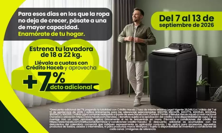 Catálogo Haceb en María La Baja | Nuevas ofertas para descubrir | 2026-09-07T00:00:00.000Z - 2026-09-13T00:00:00.000Z