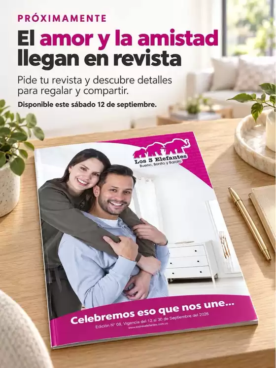 Catálogo Los Tres Elefantes en Puerto Parra | Excelente oferta para todos los clientes | 2026-09-12T00:00:00.000Z - 2026-09-30T00:00:00.000Z