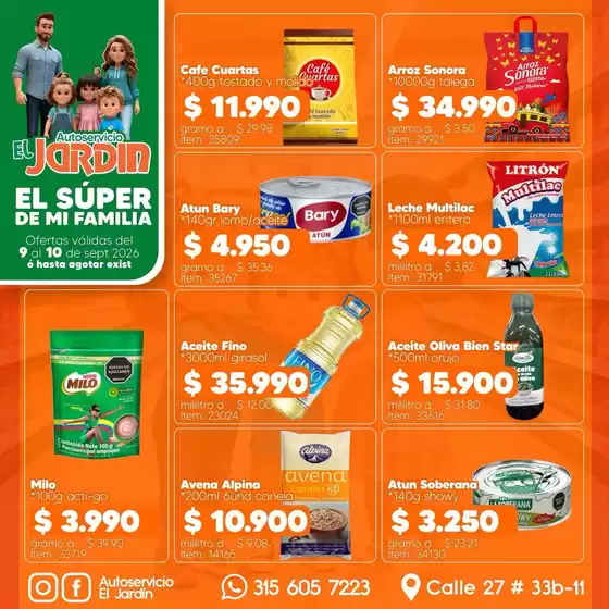 Catálogo Autoservicio El Jardín | Ofertas Autoservicio El Jardín | 2026-09-09T00:00:00.000Z - 2026-09-10T00:00:00.000Z