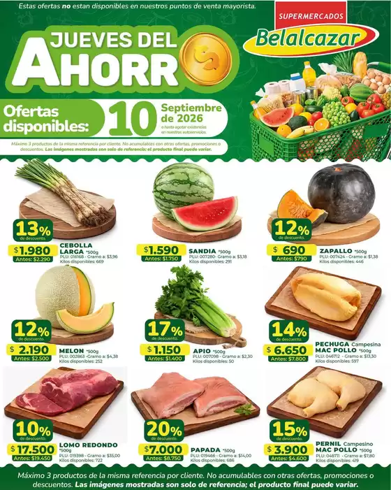 Catálogo Belalcazar | Ofertas Belalcazar | 2026-09-10T00:00:00.000Z - 2026-09-10T00:00:00.000Z