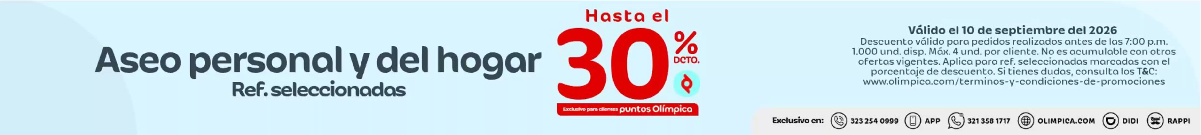 Catálogo Olímpica | Ofertas principales para ahorradores | 2026-09-10T00:00:00.000Z - 2026-09-10T00:00:00.000Z