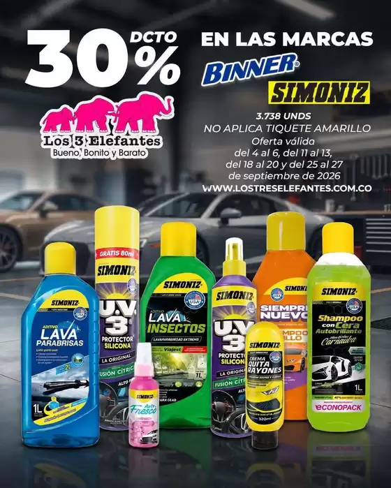 Catálogo Los Tres Elefantes | Ofertas y promociones actuales | 2026-09-04T00:00:00.000Z - 2026-09-27T00:00:00.000Z