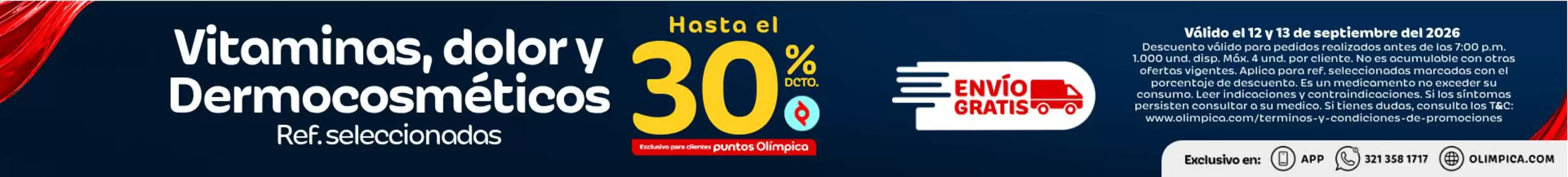 Catálogo Olímpica en Totoró | Ofertas exclusivas para nuestros clientes | 2026-09-12T00:00:00.000Z - 2026-09-13T00:00:00.000Z