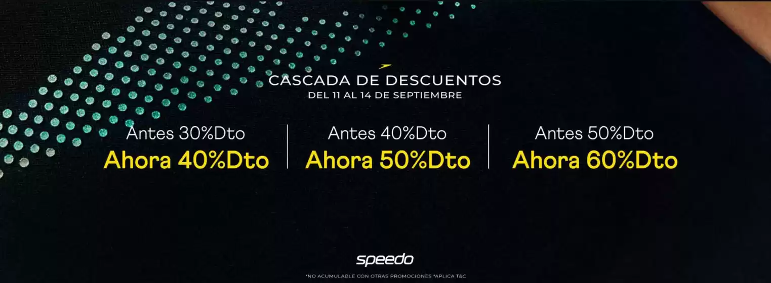 Catálogo Speedo en El Dovio | Más compras, más descuentos | 2026-09-14T00:00:00.000Z - 2026-09-14T00:00:00.000Z