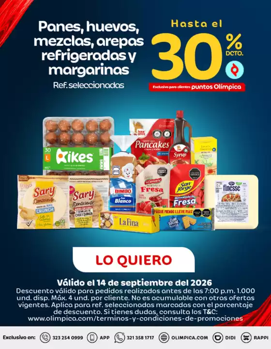 Catálogo Olímpica en Coveñas | Descubre ofertas atractivas | 2026-09-14T00:00:00.000Z - 2026-09-14T00:00:00.000Z
