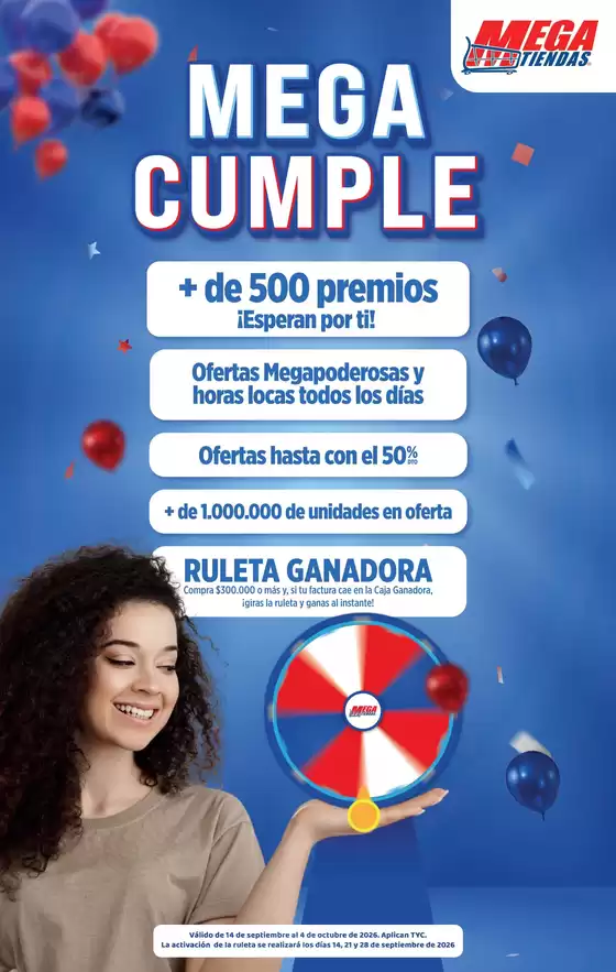 Catálogo MegaTiendas | Ofertas MegaTiendas | 2026-09-14T00:00:00.000Z - 2026-09-24T00:00:00.000Z