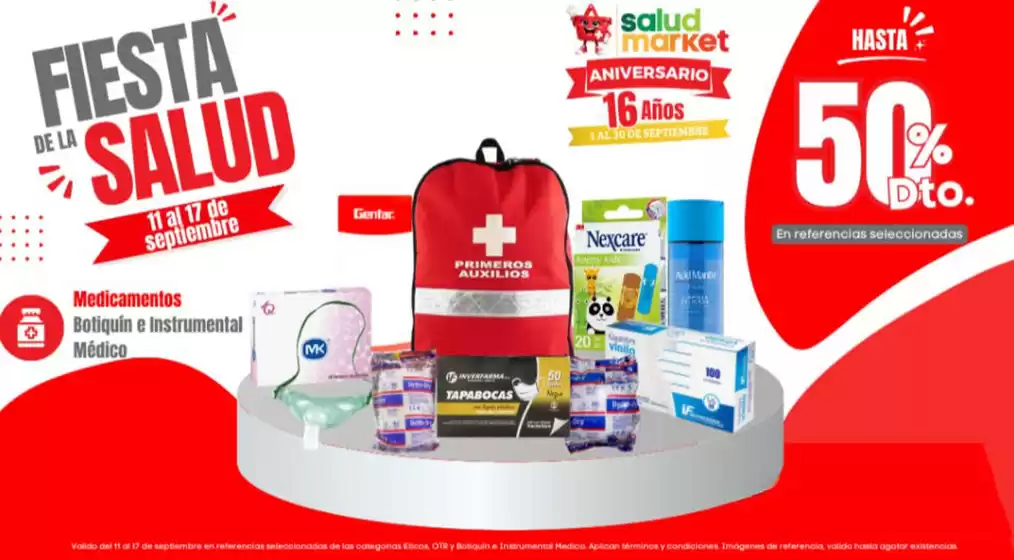Catálogo Salud Market en La Estrella | Hasta 50% OFF | 2026-09-14T00:00:00.000Z - 2026-09-17T00:00:00.000Z