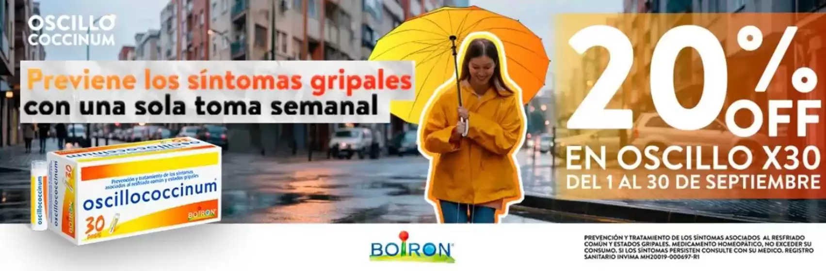 Catálogo Droguería La Botica | 20% OFF en Oscillo X30 | 2026-09-15T00:00:00.000Z - 2026-09-30T00:00:00.000Z
