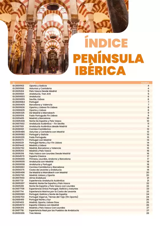 Catálogo EuropaMundo | Península Ibérica y Marruecos | 2026-01-01T00:00:00.000Z - 2026-12-31T00:00:00.000Z