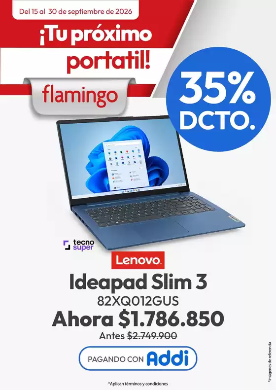 Catálogo Flamingo en Envigado | Gran variedad de ofertas | 2026-09-15T00:00:00.000Z - 2026-09-30T00:00:00.000Z