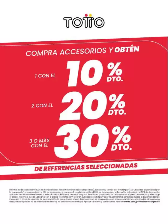 Catálogo Totto | Ofertas exclusivas para nuestros clientes | 2026-09-10T00:00:00.000Z - 2026-09-20T00:00:00.000Z