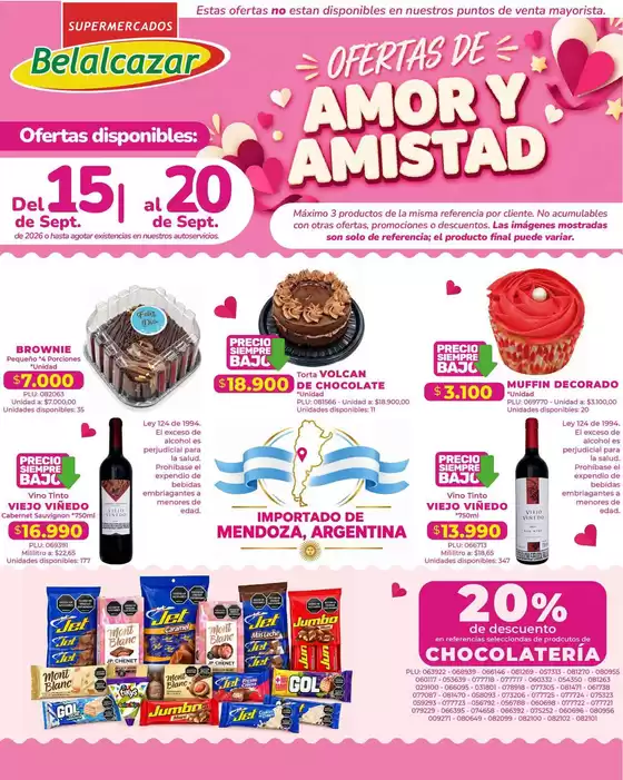 Catálogo Belalcazar | Ofertas Belalcazar | 2026-09-15T00:00:00.000Z - 2026-09-20T00:00:00.000Z