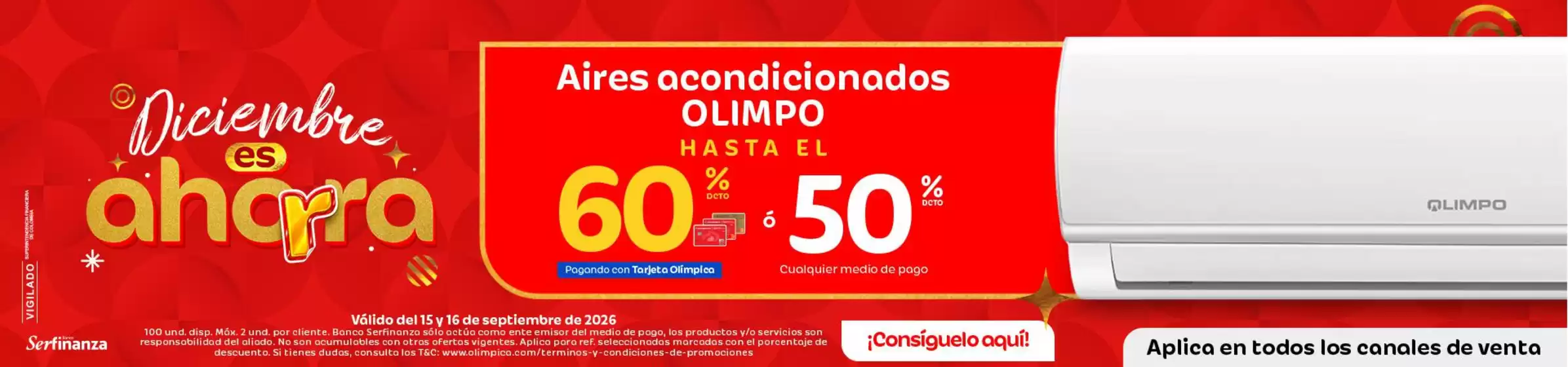 Catálogo Olímpica en Montenegro | Gangas exclusivas | 2026-09-15T00:00:00.000Z - 2026-09-16T00:00:00.000Z