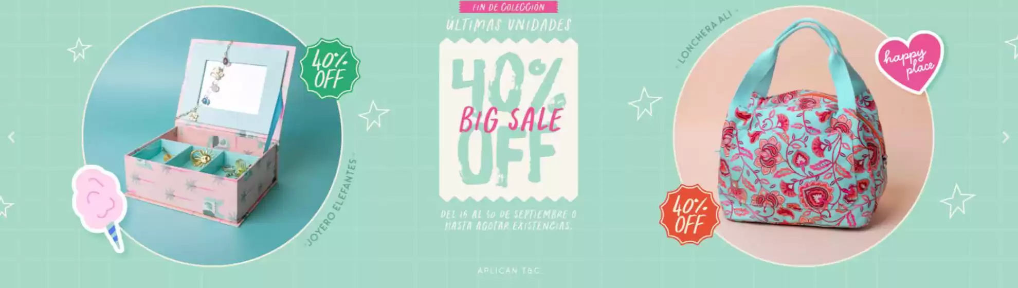 Catálogo Hojas | Big Sale 40% OFF | 2026-09-15T00:00:00.000Z - 2026-09-30T00:00:00.000Z