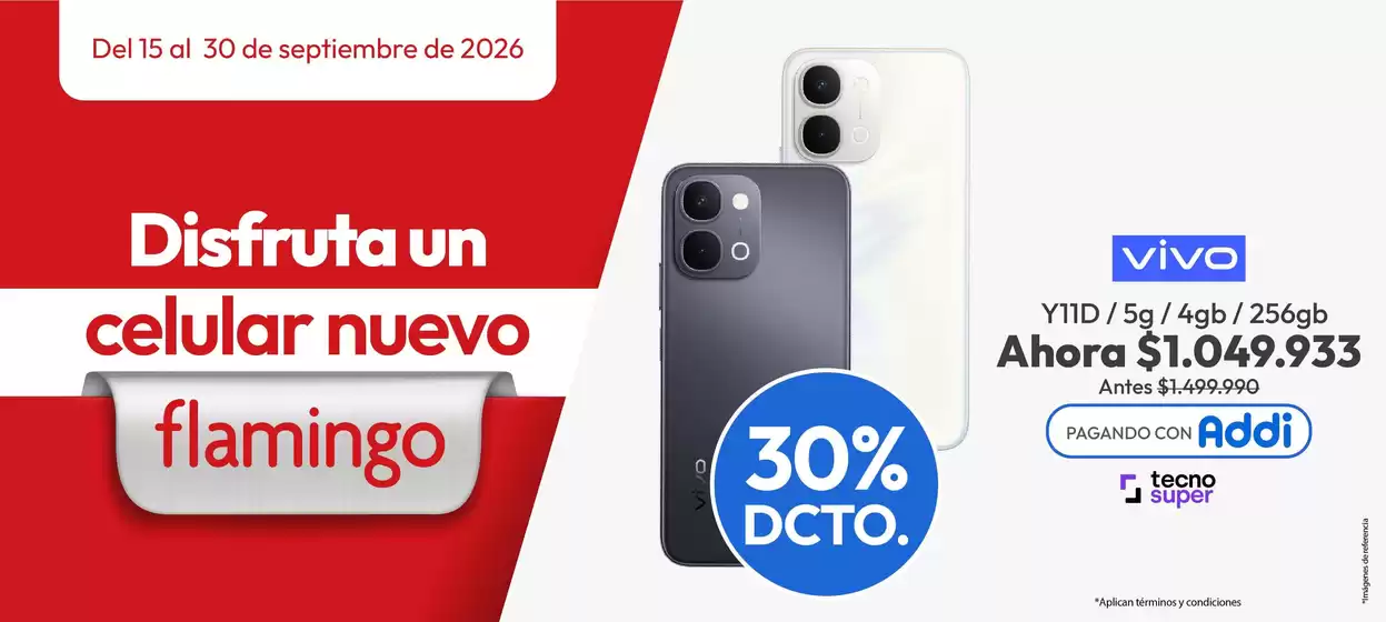 Catálogo Flamingo | Gangas y ofertas actuales | 2026-09-15T00:00:00.000Z - 2026-09-30T00:00:00.000Z