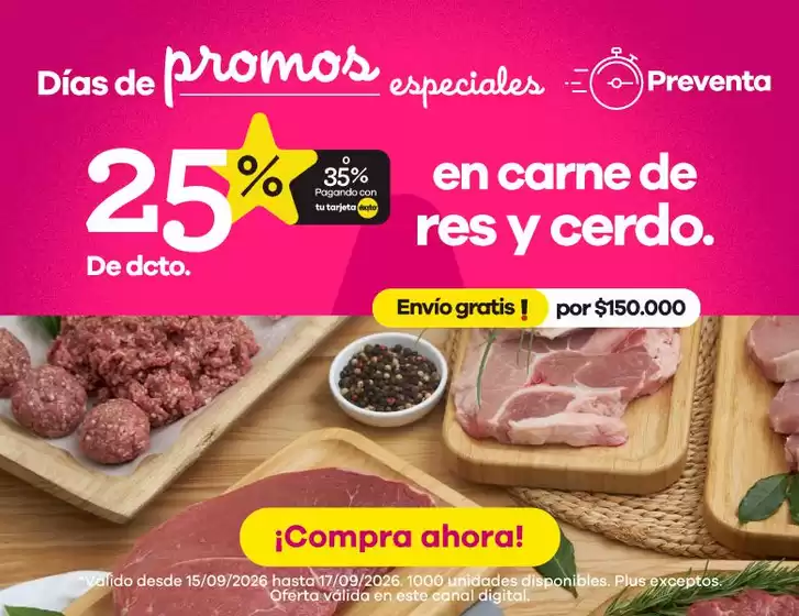 Catálogo Éxito | Excelente oferta para cazadores de gangas | 2026-09-15T00:00:00.000Z - 2026-09-17T00:00:00.000Z