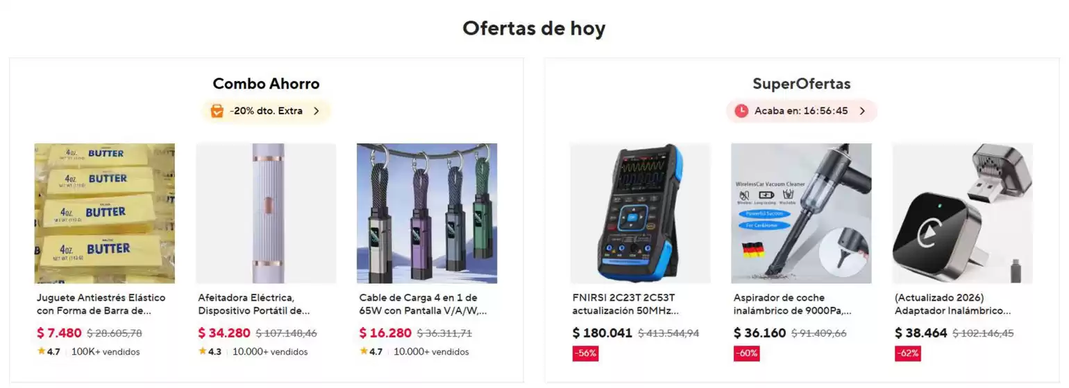 Catálogo Ali Express | Ofertas de hoy | 2026-09-16T00:00:00.000Z - 2026-09-16T00:00:00.000Z