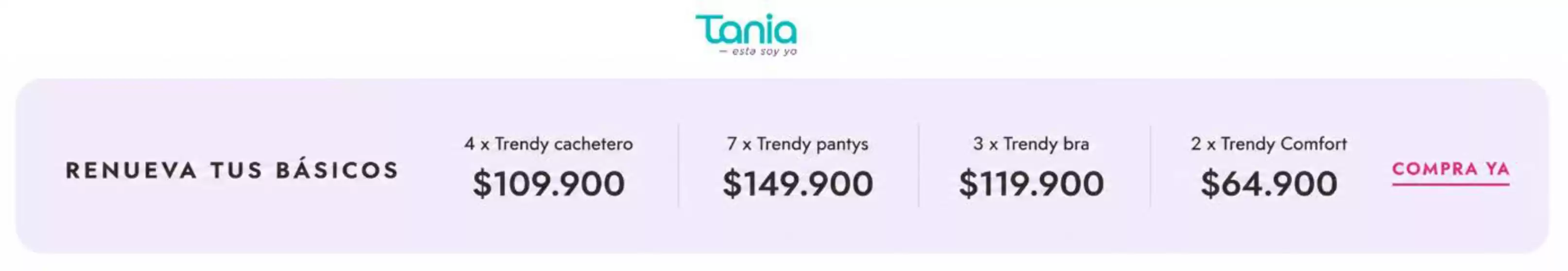 Catálogo Tania | Más compras, mejores precios | 2026-09-16T00:00:00.000Z - 2026-09-20T00:00:00.000Z