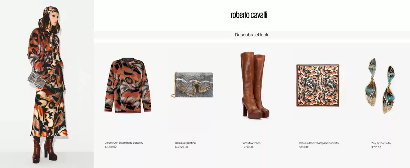 Catálogo Roberto Cavalli | Descubra el look | 2026-09-17T00:00:00.000Z - 2026-09-27T00:00:00.000Z