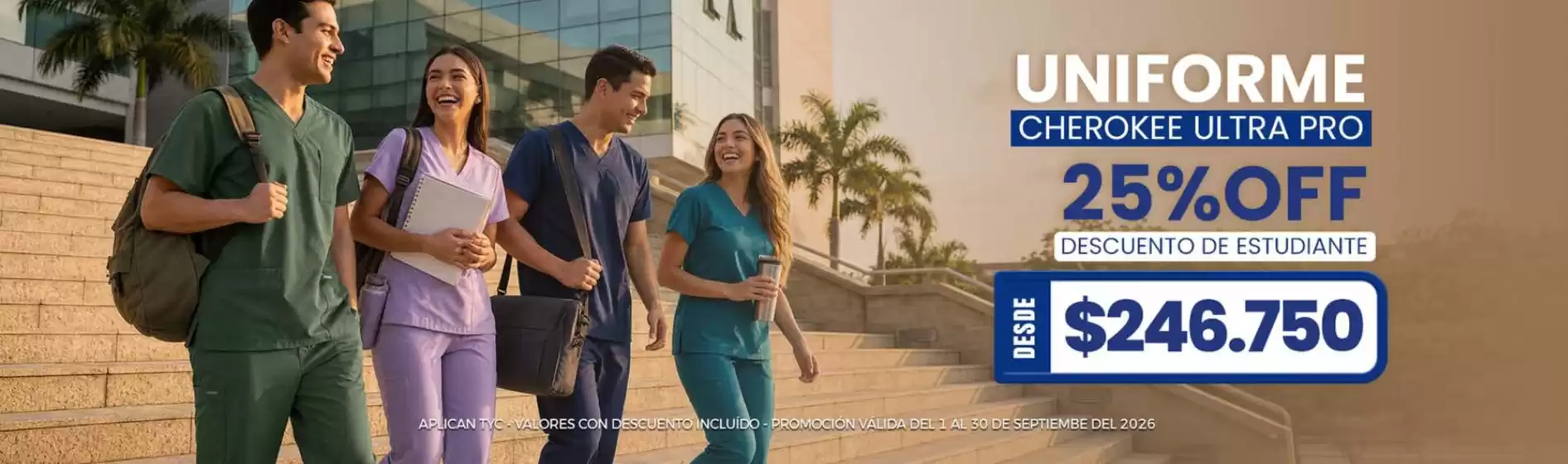 Catálogo Health company | 25% OFF Cherokee Originals Ultra PRO, Littmann compra desde: $ 540.000 | 2026-09-17T00:00:00.000Z - 2026-09-30T00:00:00.000Z