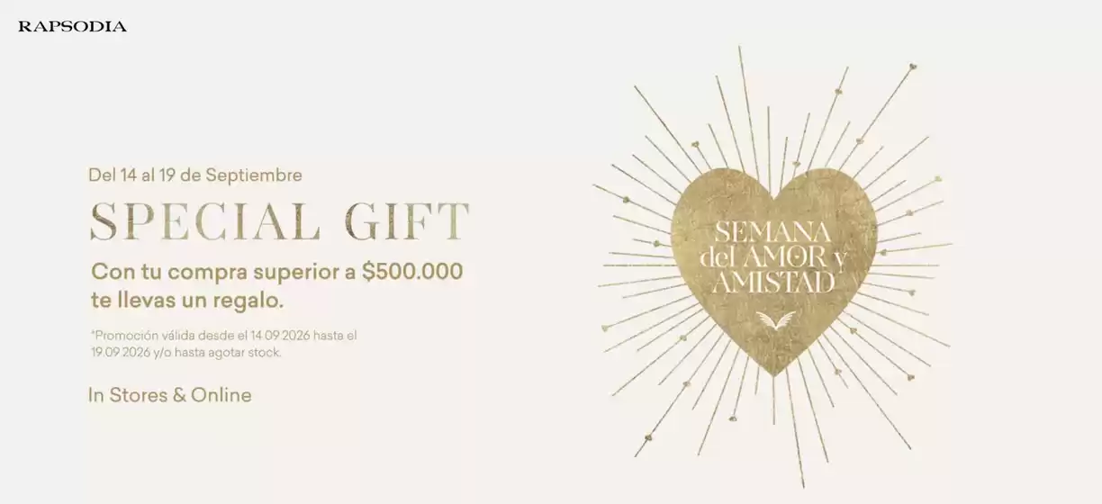 Catálogo Rapsodia | Con tu compra superior a $500.000 te llevas un regalo | 2026-09-17T00:00:00.000Z - 2026-09-19T00:00:00.000Z
