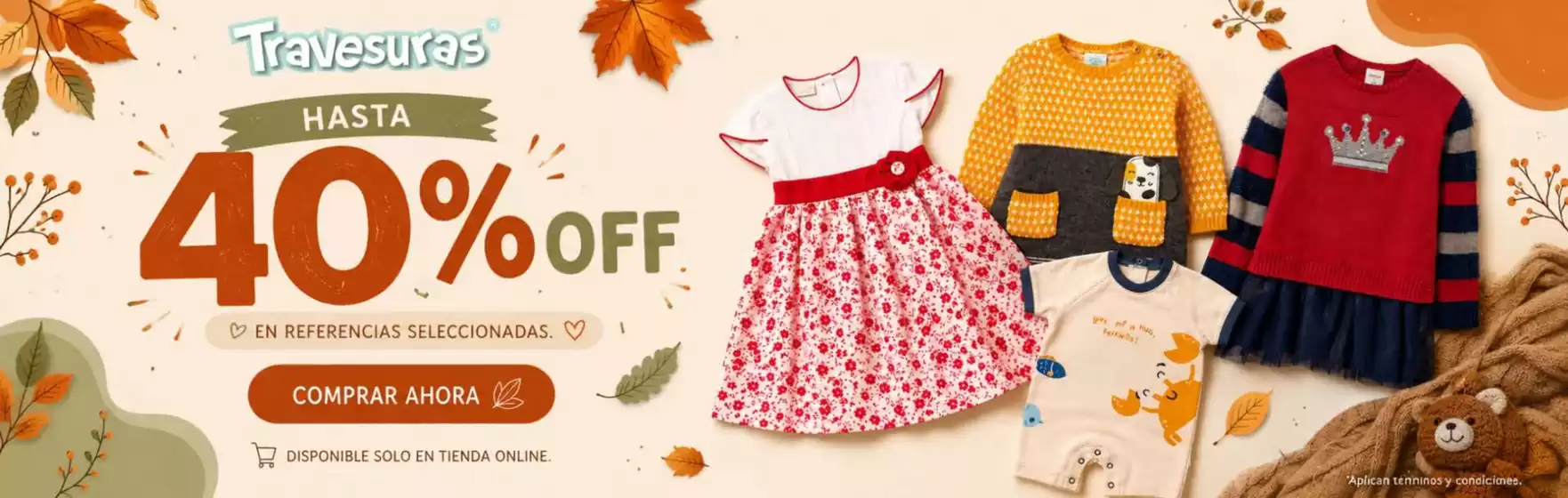 Catálogo Travesuras | Hasta 40% OFF en Ref. Selecci. | 2026-09-17T00:00:00.000Z - 2026-09-30T00:00:00.000Z