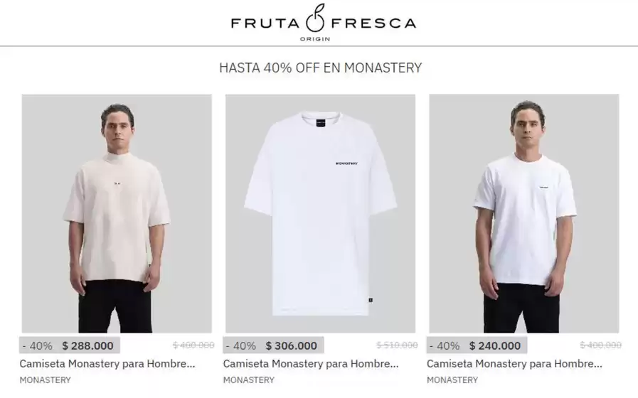 Catálogo Fruta Fresca | Hasta 40% OFF en Monastery | 2026-09-17T00:00:00.000Z - 2026-09-21T00:00:00.000Z