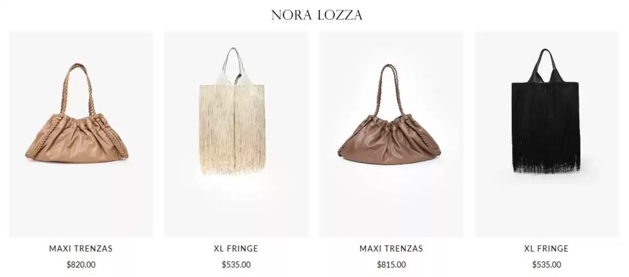 Catálogo Nora Lozza en Argelia Antioquia | Completa tu look | 2026-09-17T00:00:00.000Z - 2026-09-30T00:00:00.000Z