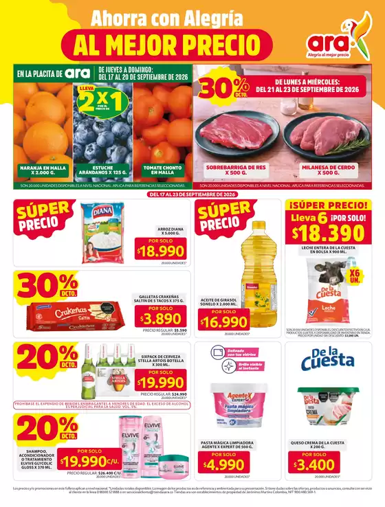 Catálogo Ara | Folleto ahorro s38 | 2026-09-17T00:00:00.000Z - 2026-09-23T00:00:00.000Z