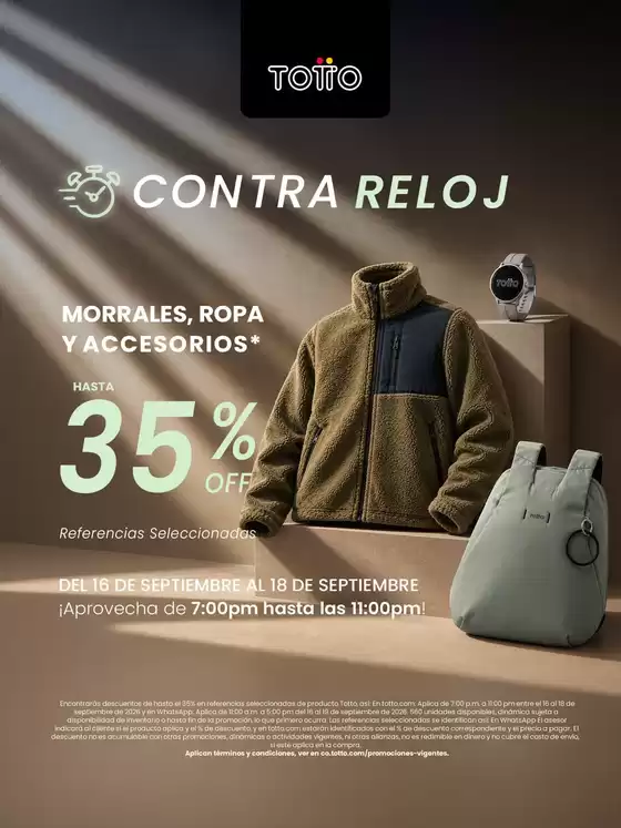 Catálogo Totto en Cartago | Ofertas Totto | 2026-09-16T00:00:00.000Z - 2026-09-18T00:00:00.000Z