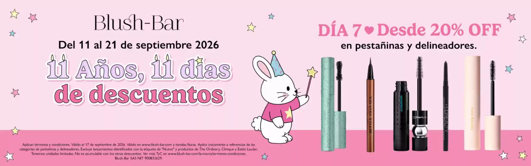 Catálogo Blush Bar | DÍA 7 Desde 20% OFF, Regala el Lip Combo Black Honey $235.000 | 2026-09-18T00:00:00.000Z - 2026-09-21T00:00:00.000Z