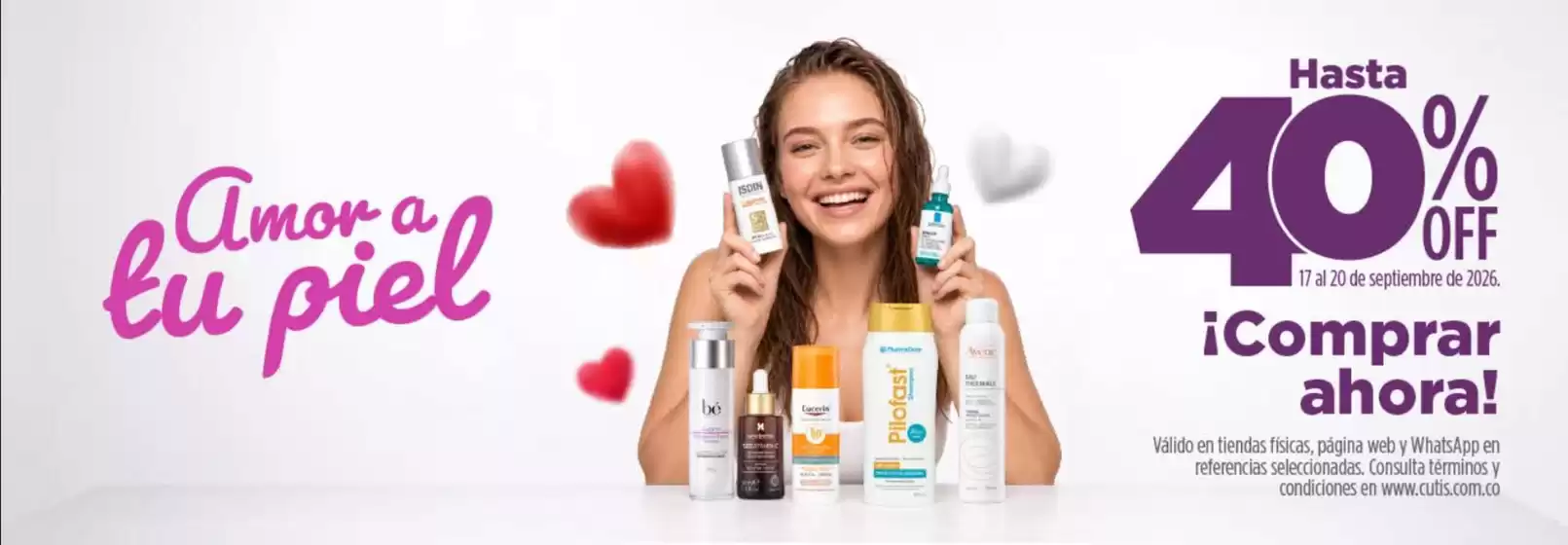 Catálogo Cutis | Amor a tu piel, hasta 40% OFF | 2026-09-18T00:00:00.000Z - 2026-09-20T00:00:00.000Z
