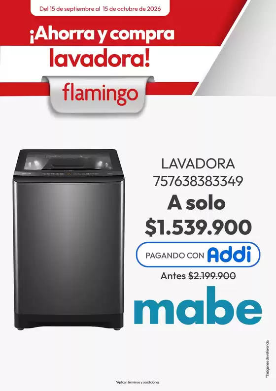 Catálogo Flamingo en Aranzazu | Nuestras mejores gangas | 2026-09-15T00:00:00.000Z - 2026-10-15T00:00:00.000Z