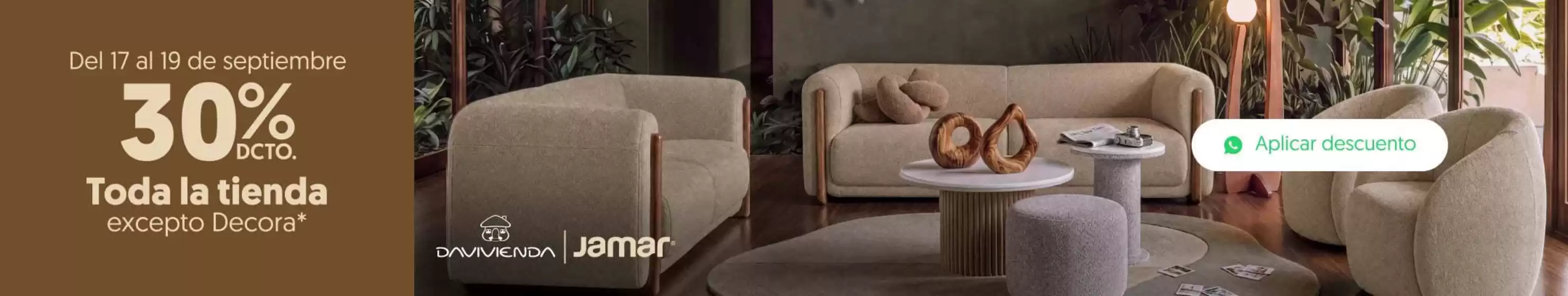 Catálogo Muebles Jamar | Nuestras mejores gangas | 2026-09-17T00:00:00.000Z - 2026-09-19T00:00:00.000Z