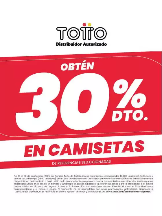 Catálogo Totto en Jesús María | Descuentos y promociones | 2026-09-10T00:00:00.000Z - 2026-09-30T00:00:00.000Z
