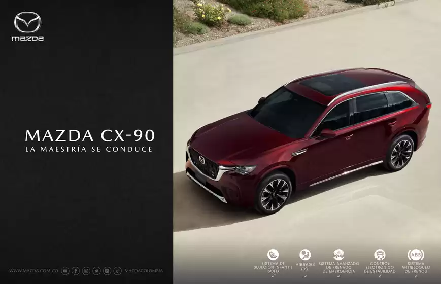Catálogo Mazda en Calarcá | Fichatecnica mazda cx 90 2026 | 2026-09-19T00:00:00.000Z - 2026-10-03T00:00:00.000Z