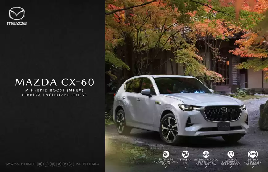 Catálogo Mazda en Calarcá | Fichatecnica mazdacx60 ipm 092025 00 | 2026-09-19T00:00:00.000Z - 2026-10-03T00:00:00.000Z