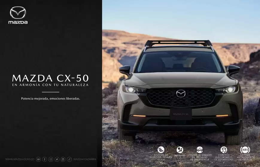 Catálogo Mazda en Calarcá | Ficha tecnica cx 50 202511 | 2026-09-19T00:00:00.000Z - 2026-10-03T00:00:00.000Z