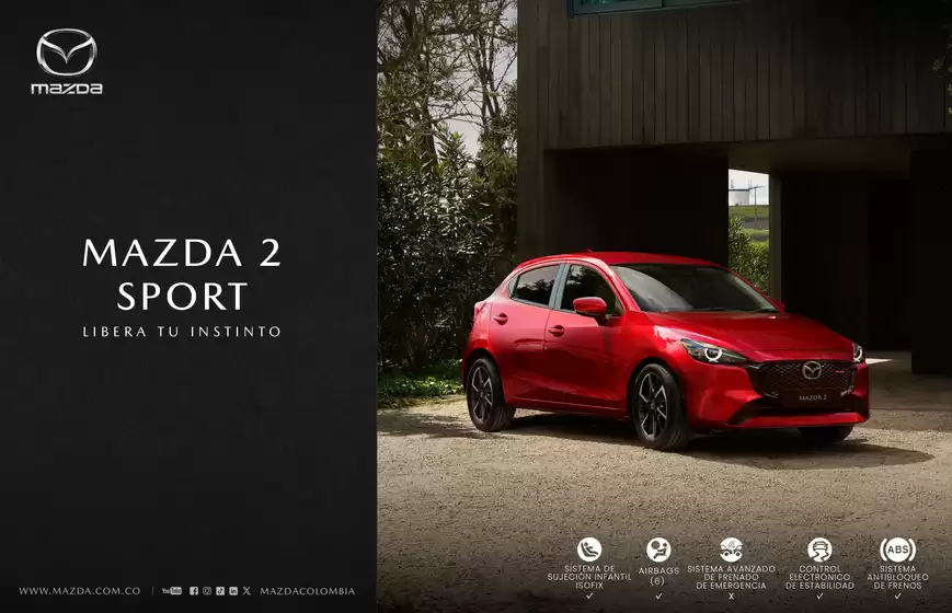 Catálogo Mazda en Calarcá | Fichatecnica mazda2 sport ipm6 082024 01 | 2026-09-19T00:00:00.000Z - 2026-10-03T00:00:00.000Z