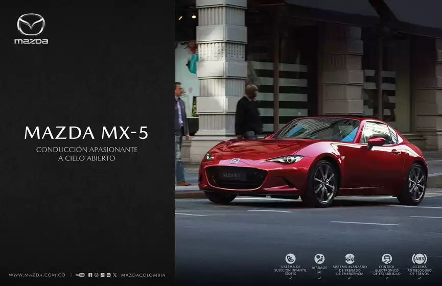 Catálogo Mazda | Ficha tecnica mazda mx 5 2026 | 2026-09-19T00:00:00.000Z - 2026-10-03T00:00:00.000Z