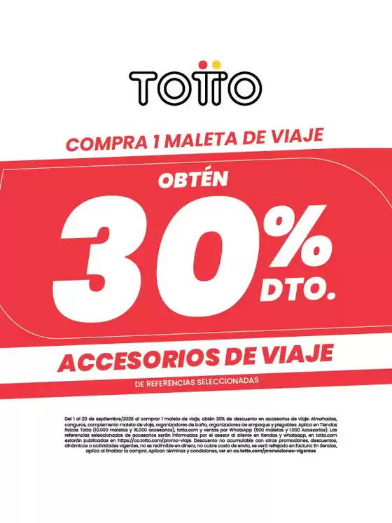Catálogo Totto | Ofertas y promociones actuales | 2026-09-01T00:00:00.000Z - 2026-09-20T00:00:00.000Z
