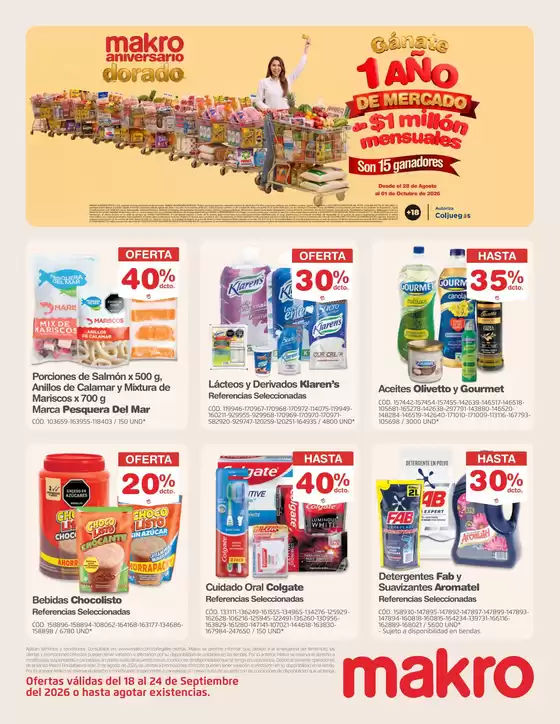 Catálogo Makro en Cota | Makro Aniversario Dorado | 2026-09-18T00:00:00.000Z - 2026-09-24T00:00:00.000Z