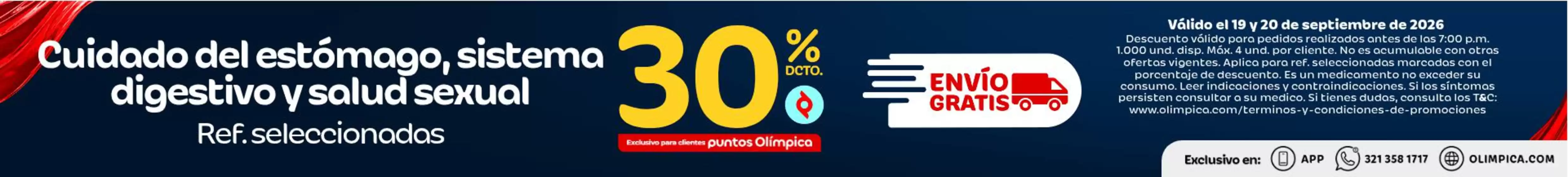 Catálogo Olímpica en El Carmen de Viboral | Ofertas Olímpica | 2026-09-19T00:00:00.000Z - 2026-09-20T00:00:00.000Z