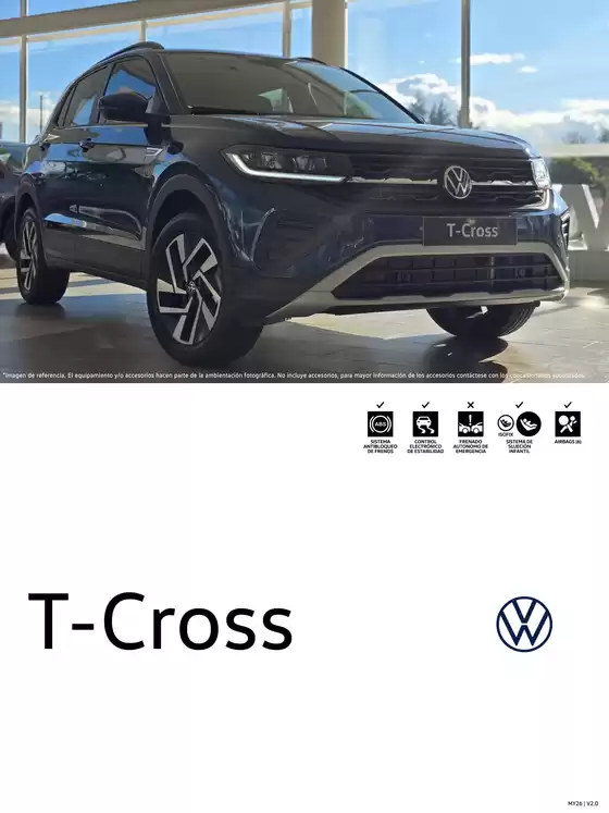 Catálogo Volkswagen en Los Patios | Volkswagen T-Cross | 2026-01-01T00:00:00.000Z - 2026-12-31T00:00:00.000Z