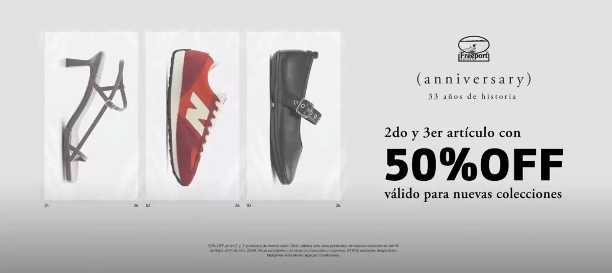 Catálogo Freeport Store | 2do y 3er artículo con 50%OFF | 2026-09-21T00:00:00.000Z - 2026-10-01T00:00:00.000Z