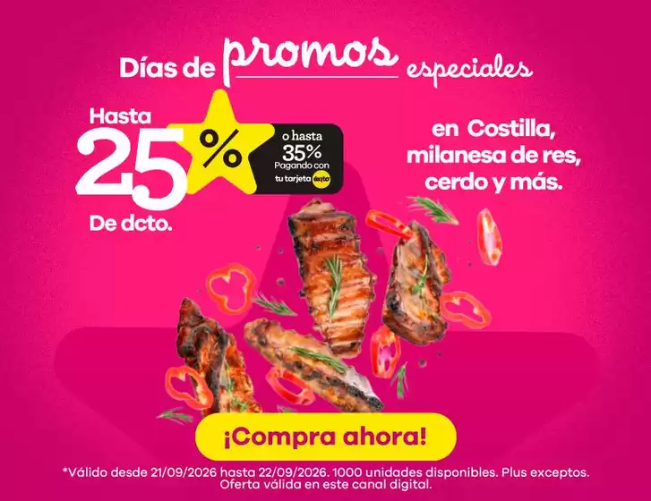 Catálogo Éxito | Descubre ofertas atractivas | 2026-09-21T00:00:00.000Z - 2026-09-22T00:00:00.000Z