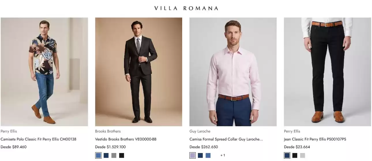 Catálogo Villa Romana | Mejor precio para ti | 2026-09-22T00:00:00.000Z - 2026-09-30T00:00:00.000Z