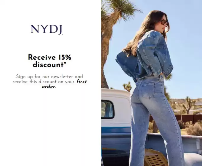 Catálogo NYDJ | 15% de Dcto en tu primera compra | 2026-09-22T00:00:00.000Z - 2026-10-31T00:00:00.000Z