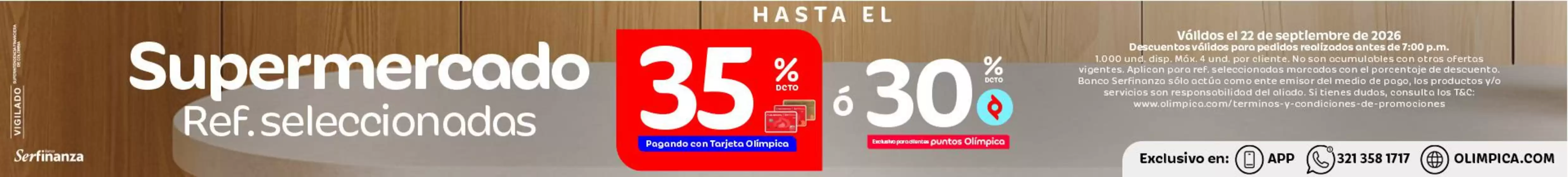 Catálogo Olímpica en Arjona | Ofertas Olímpica | 2026-09-22T00:00:00.000Z - 2026-09-22T00:00:00.000Z